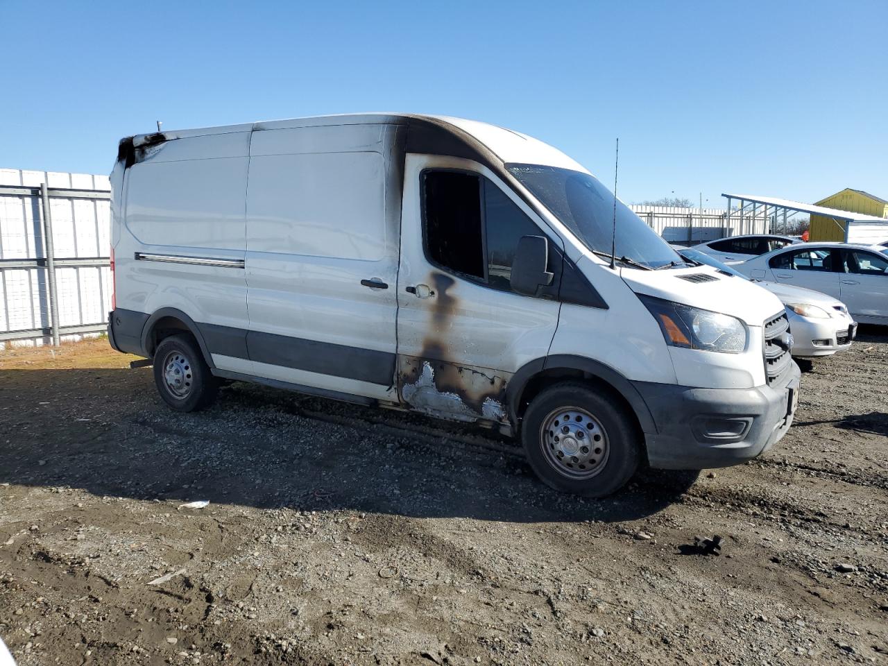 2020 Ford Transit VIN 1FTBR2C84LKA25357 Copart auction photo, vandalism / burn - interior damage thumbnail 4