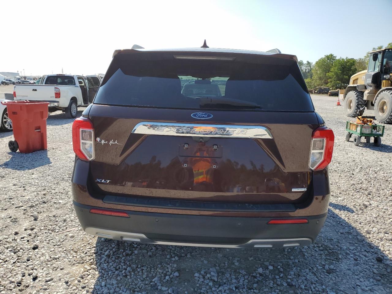 2020 Ford Explorer VIN 1FMSK7DH7LGA91156 Copart auction photo, front end / side damage thumbnail 6