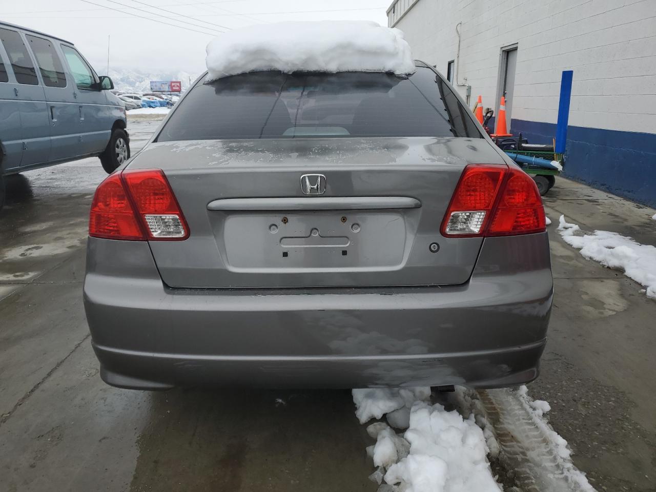2005 Honda Civic VIN 2HGES16505H528330 Copart auction photo, front end / mechanical damage thumbnail 6