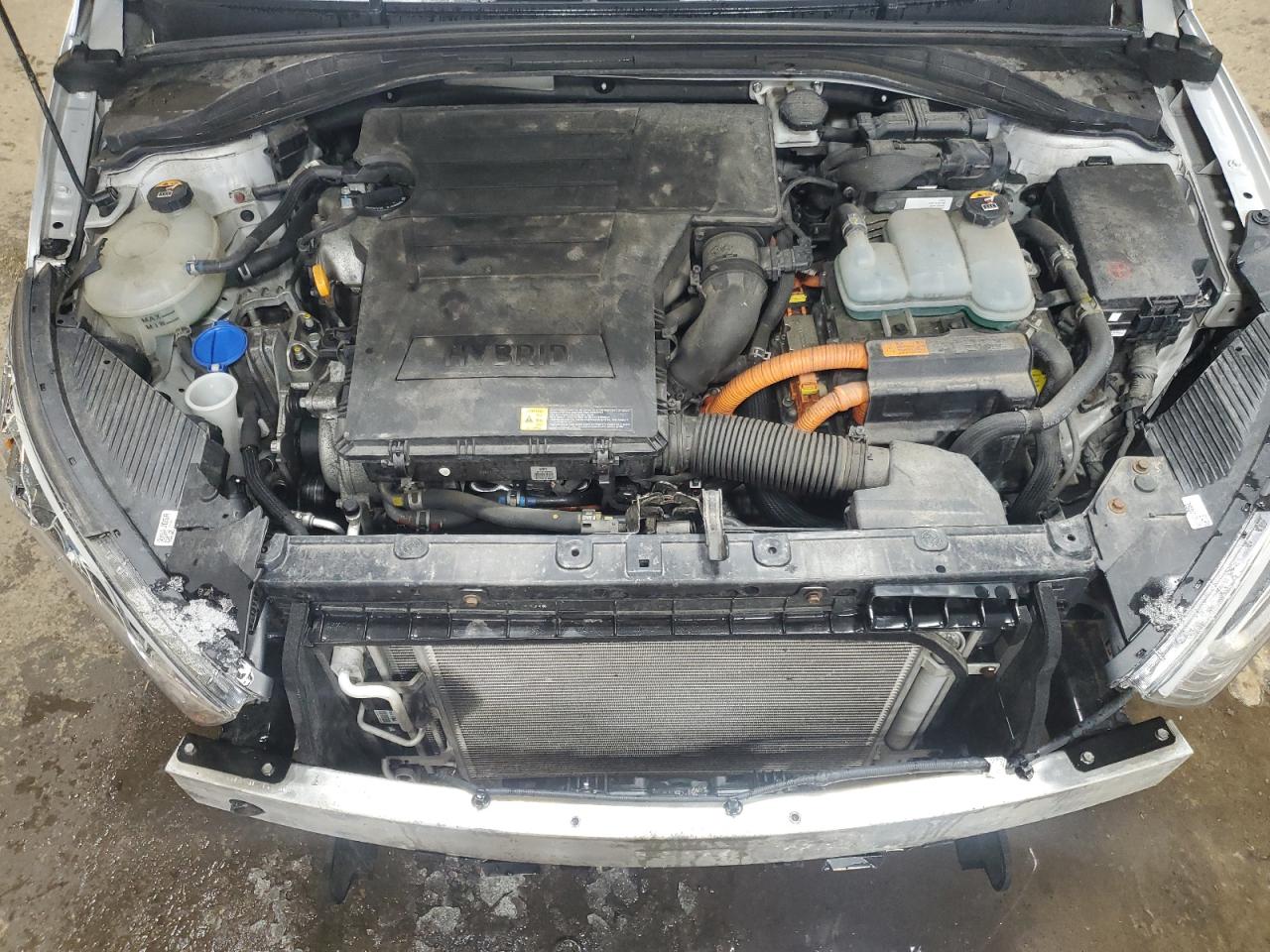 2017 Hyundai IONIQ VIN KMHC75LC1HU057979 Copart auction photo, front end damage thumbnail 12