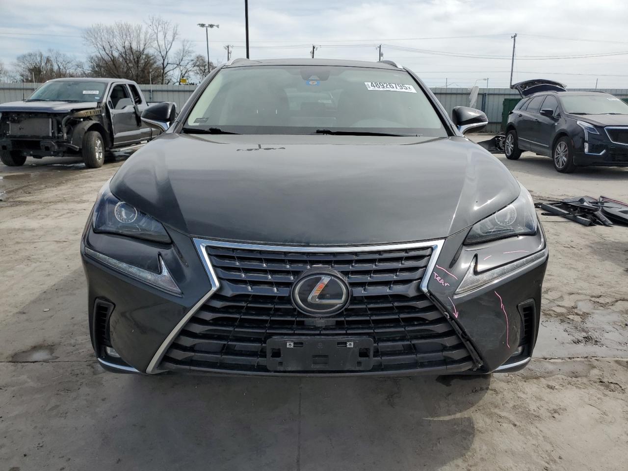 2021 Lexus NX VIN JTJDARBZ0M2193126 Copart auction photo, mechanical / side damage thumbnail 5