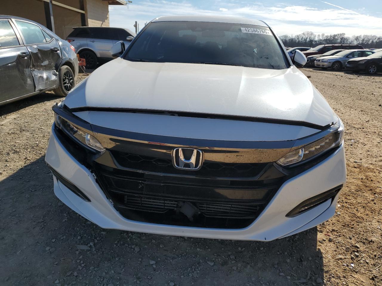 2018 Honda Accord VIN 1HGCV1F3XJA051802 Copart auction photo, rear end damage thumbnail 5