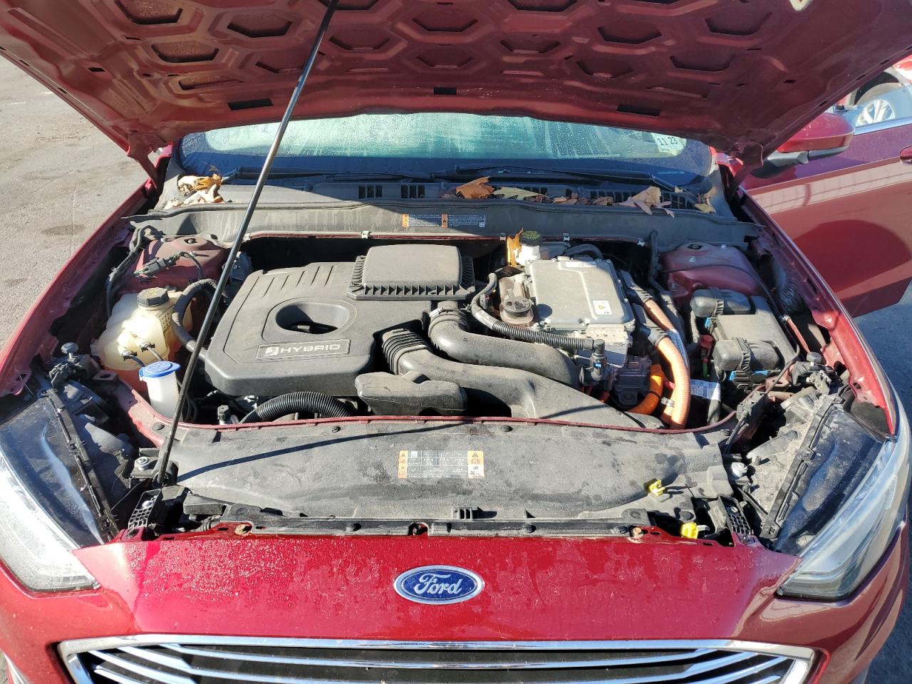 2019 Ford Fusion VIN 3FA6P0LU8KR126281 Copart auction photo, rear end damage thumbnail 12
