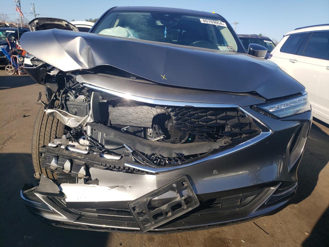 2023 Acura MDX VIN 5J8YE1H4XPL006738 Copart auction photo, front end damage thumbnail 5