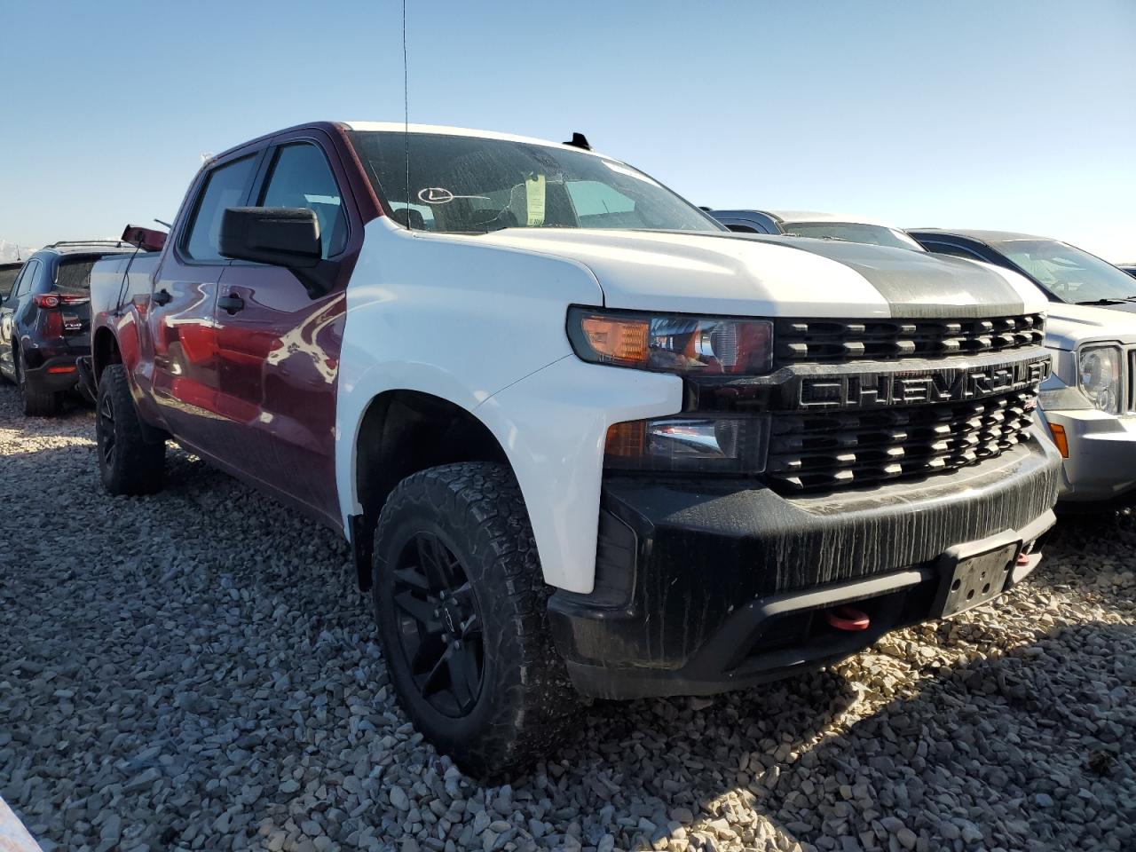 2021 Chevrolet Silverado VIN 1GCPYCEF5MZ289917 Copart auction photo, rear end damage thumbnail 4