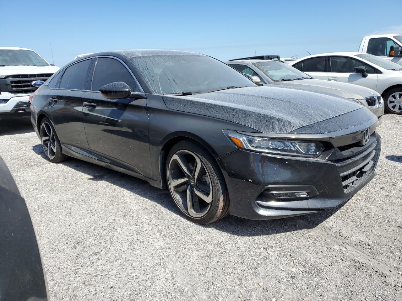 2020 Honda Accord VIN 1HGCV2F39LA001580 Copart auction photo, water/flood damage thumbnail 4