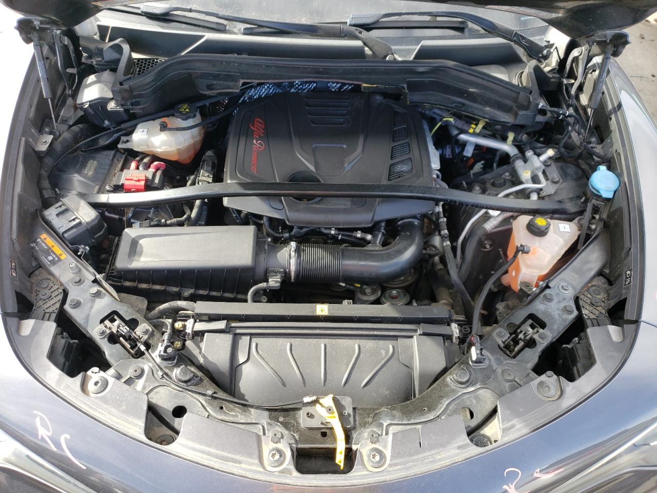 2018 Alfa Romeo Stelvio VIN ZASFAKPN0J7B78964 Copart auction photo, side / rear end damage thumbnail 12