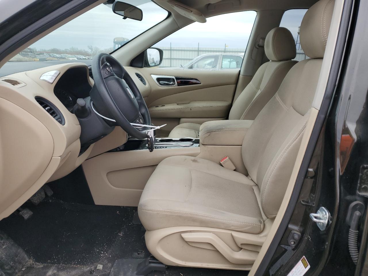 2017 Nissan Pathfinder VIN 5N1DR2MNXHC653756 Copart auction photo, front end damage thumbnail 7