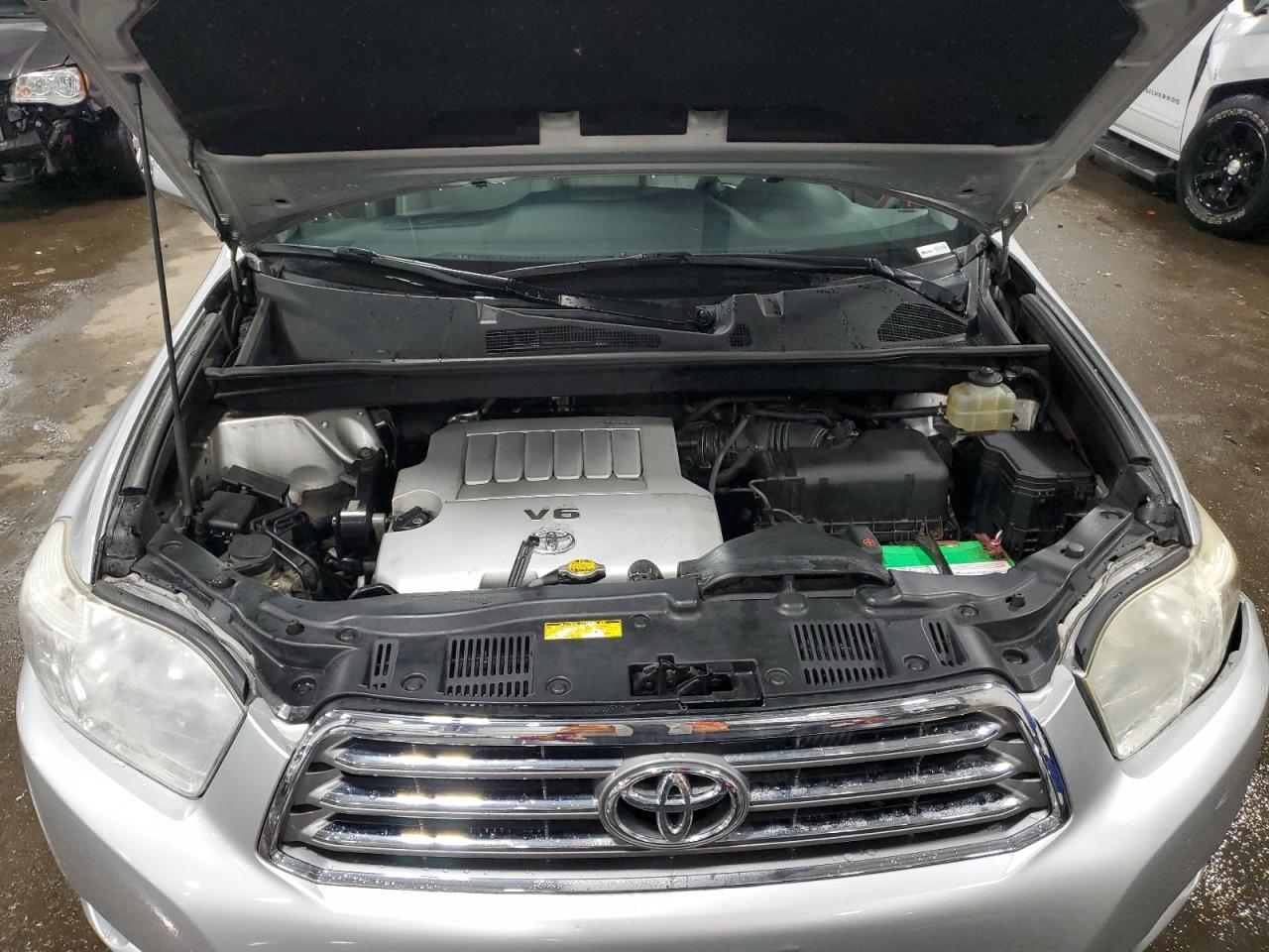 2008 Toyota Highlander VIN JTEES42A682052029 Copart auction photo, side / front end damage thumbnail 12