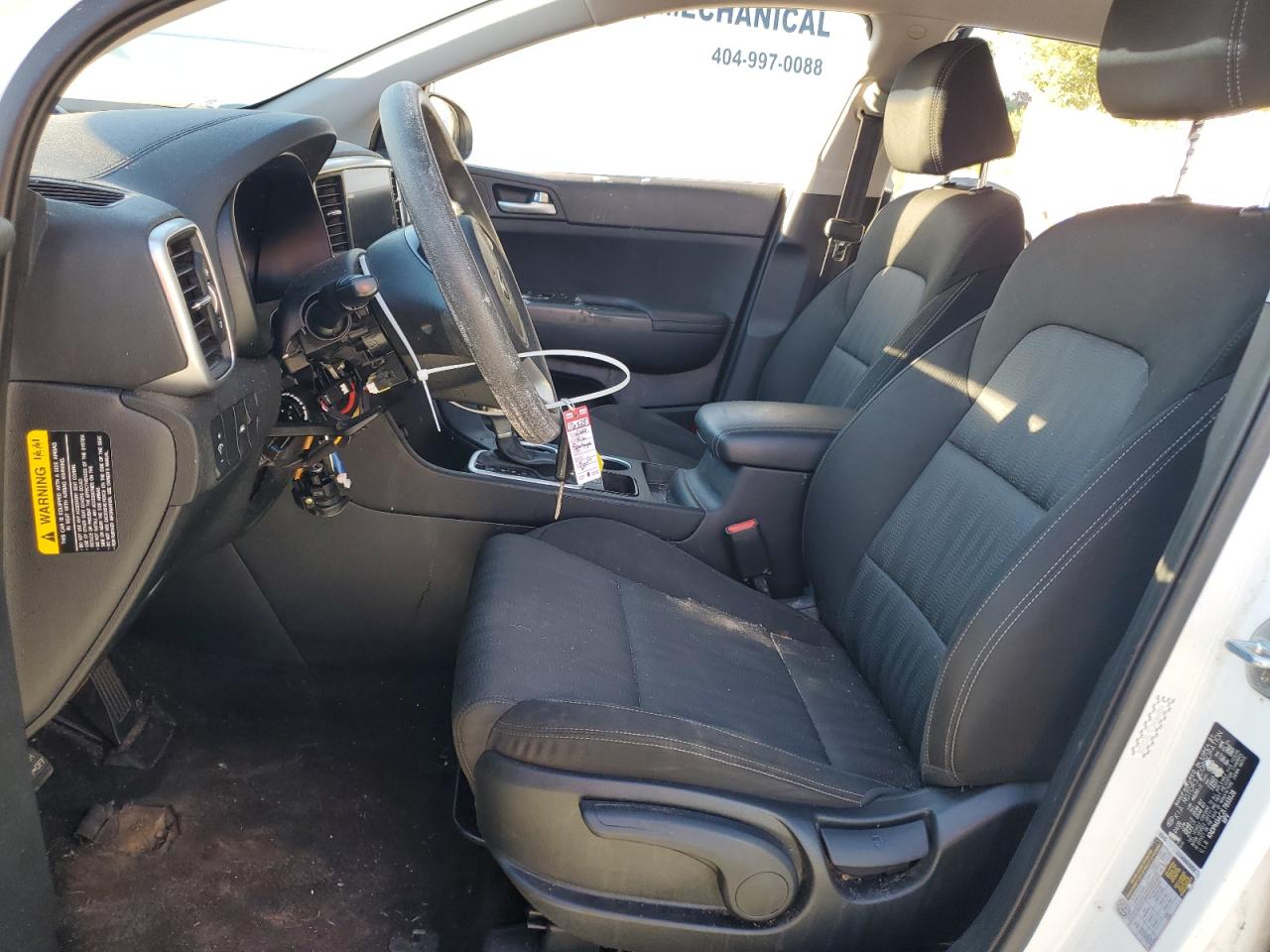 2020 KIA Sportage VIN KNDPM3AC2L7833128 Copart auction photo, front end / undercarriage damage thumbnail 7