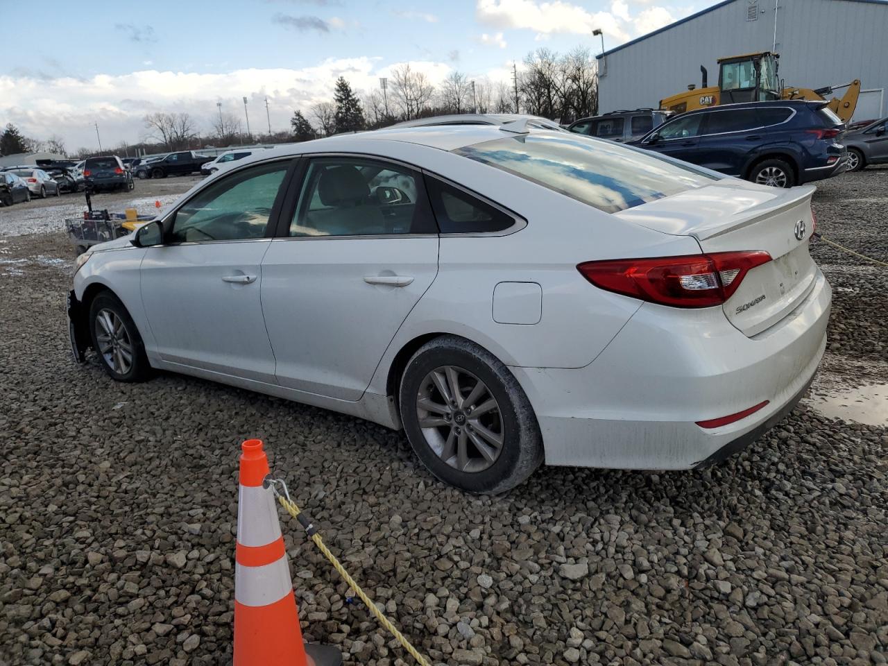 2016 Hyundai Sonata VIN 5NPE24AF9GH370564 Copart auction photo, front end / vandalism damage thumbnail 2