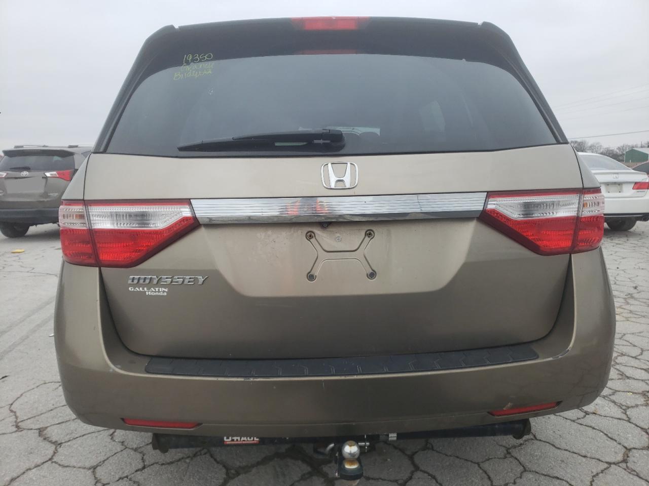 2012 Honda Odyssey VIN 5FNRL5H62CB030207 Copart auction photo, front end damage thumbnail 6