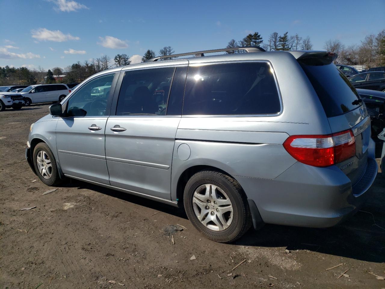 2007 Honda Odyssey VIN 5FNRL38647B132859 Copart auction photo, front end damage thumbnail 2