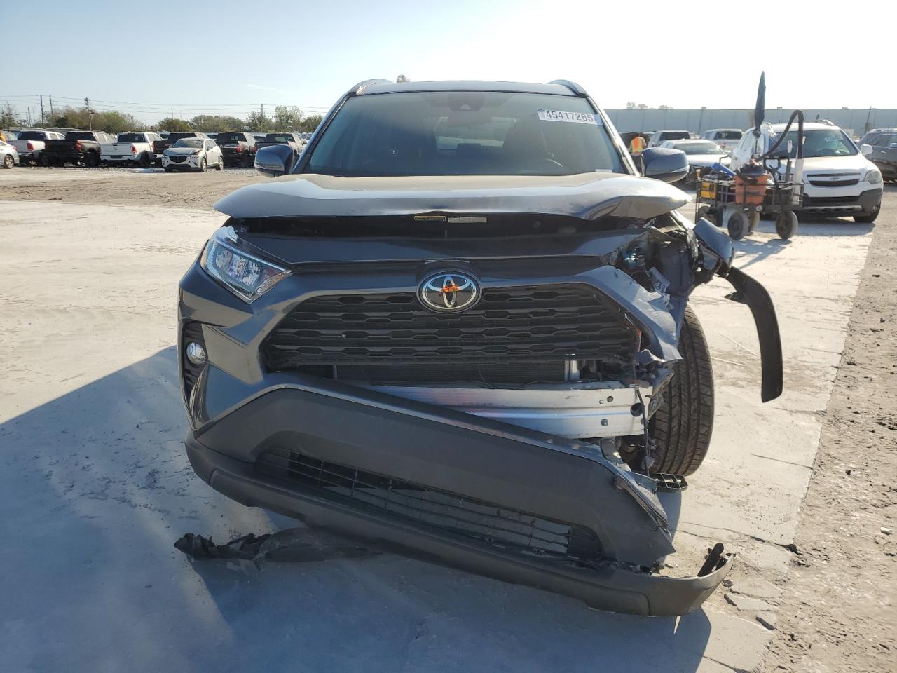 2021 Toyota RAV 4 VIN 2T3C1RFV2MC094385 Copart auction photo, front end damage thumbnail 5