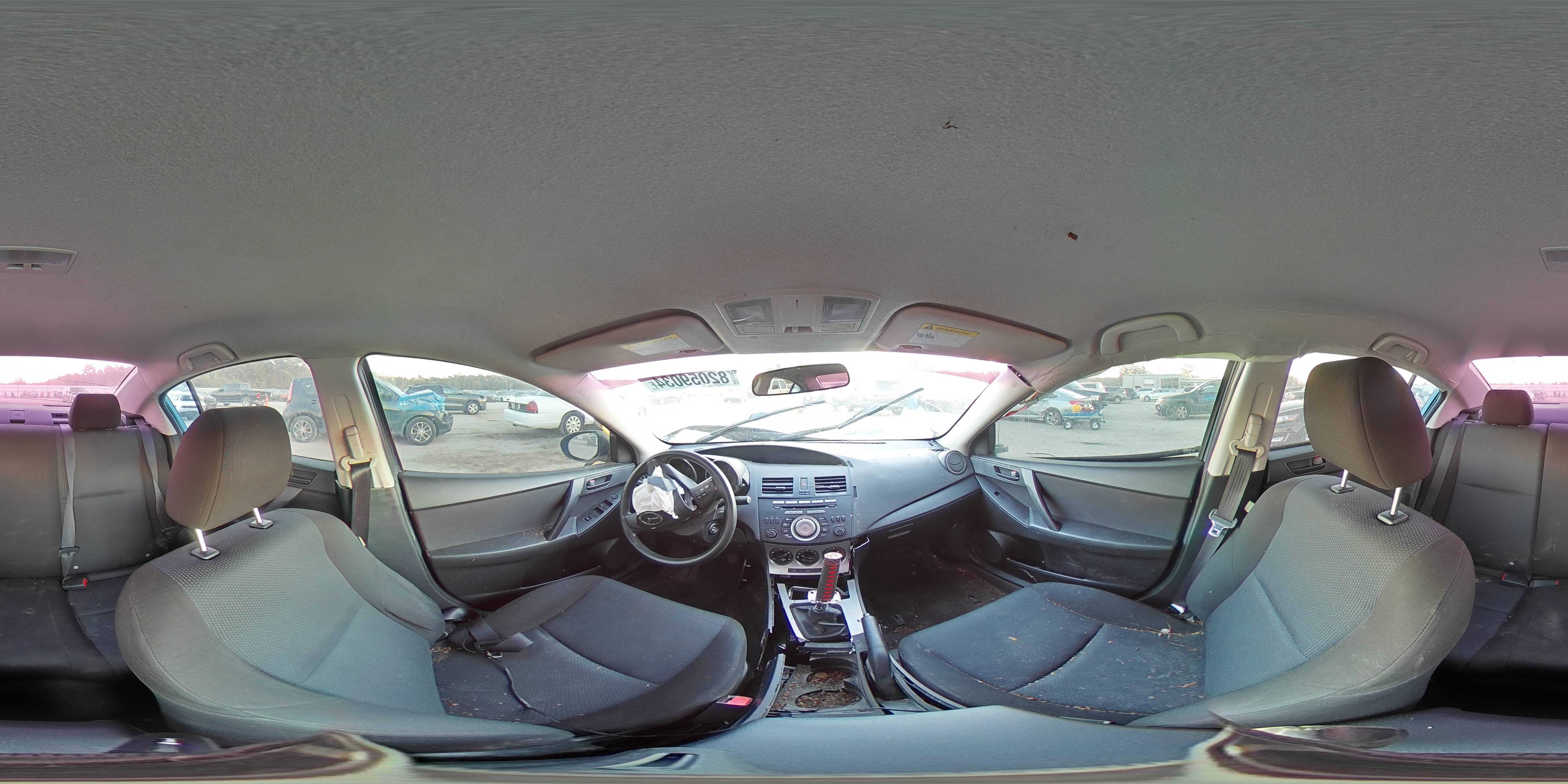 2010 Mazda 3 VIN JM1BL1SG0A1243156 Copart auction photo, all over damage thumbnail 13
