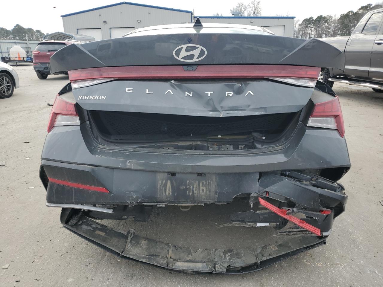 2024 Hyundai Elantra VIN KMHLS4DG2RU641965 Copart auction photo, rear end / front end damage thumbnail 6
