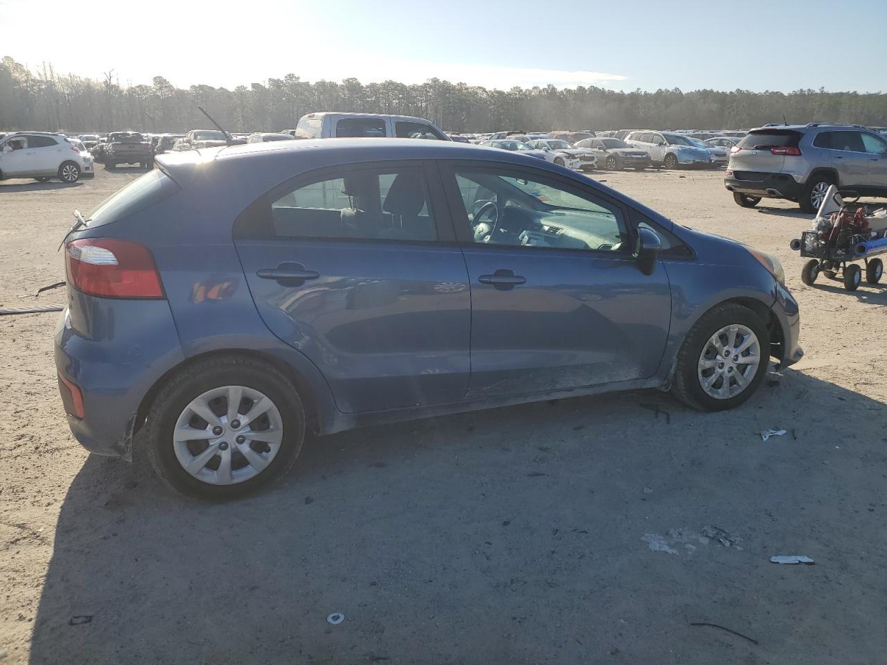 2016 KIA Rio VIN KNADM5A34G6675852 Copart auction photo, front end damage thumbnail 3