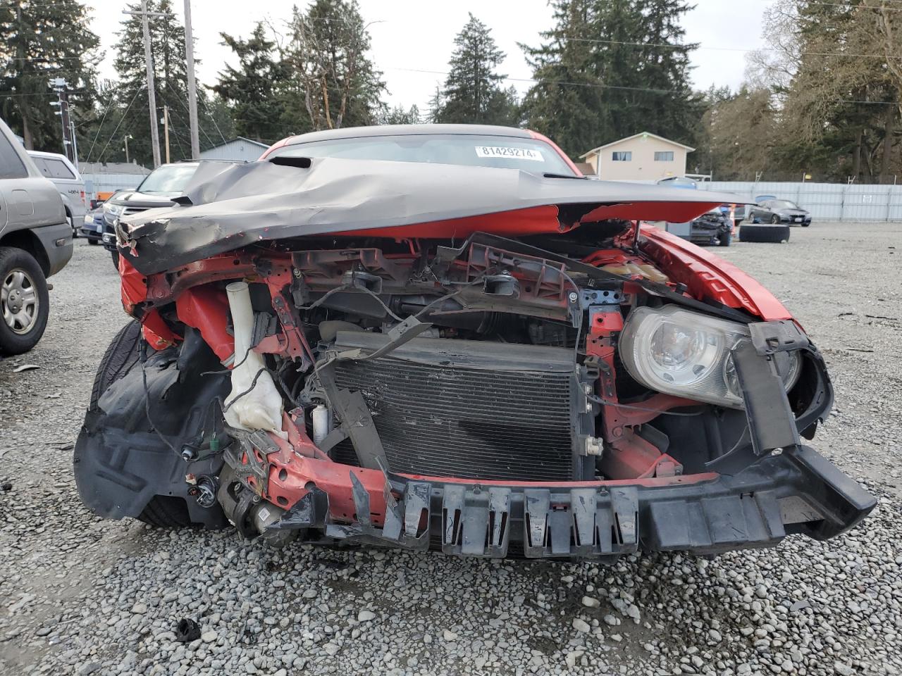 2014 Dodge Challenger VIN 2C3CDYBT2EH224725 Copart auction photo, front end damage thumbnail 5