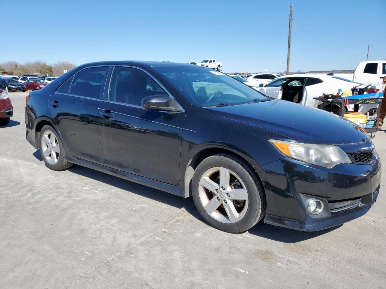 2014 Toyota Camry VIN 4T1BF1FK2EU371582 Copart auction photo, rear end damage thumbnail 4