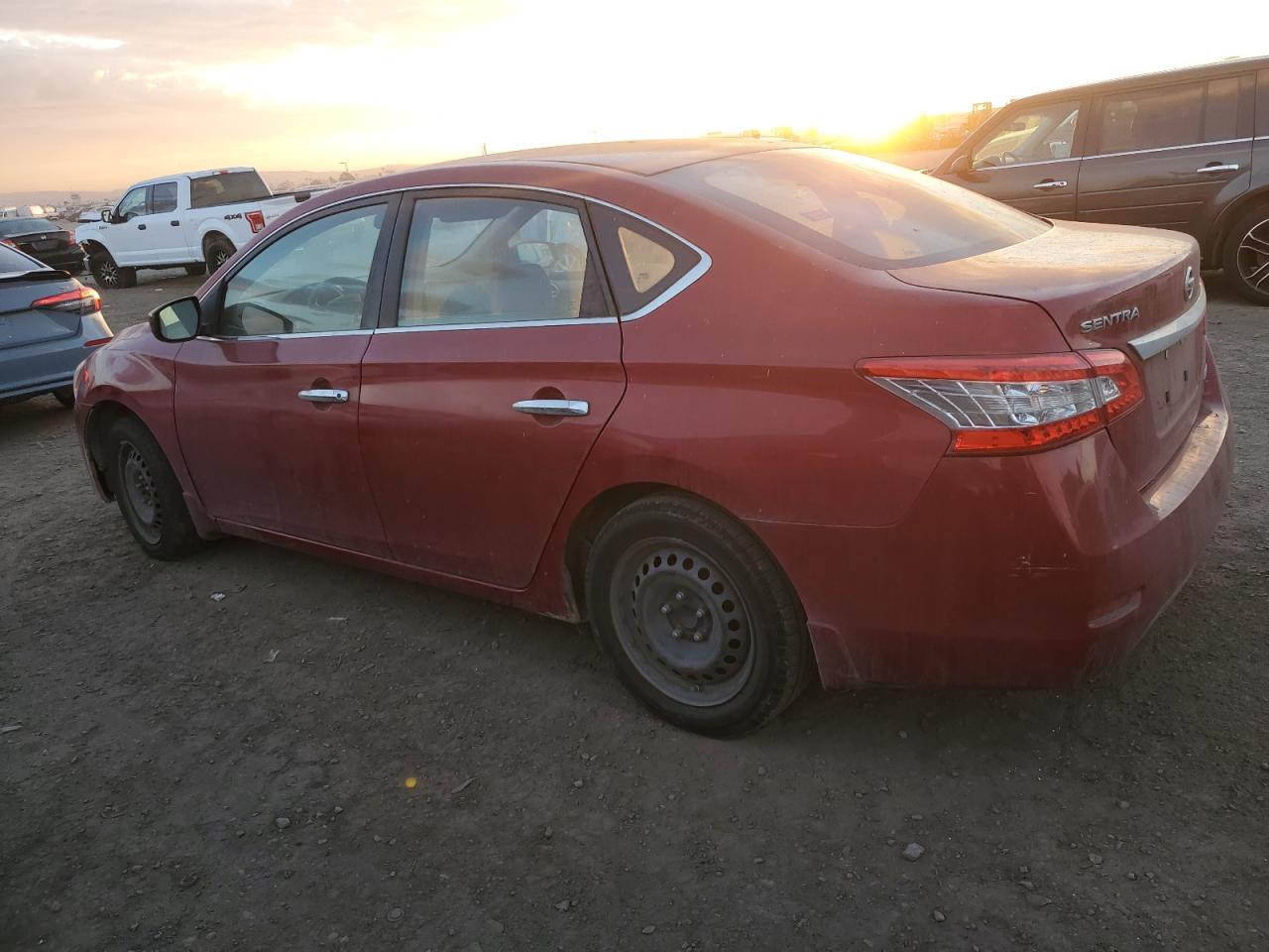 2013 Nissan Sentra VIN 3N1AB7APXDL663607 Copart auction photo, all over damage thumbnail 2