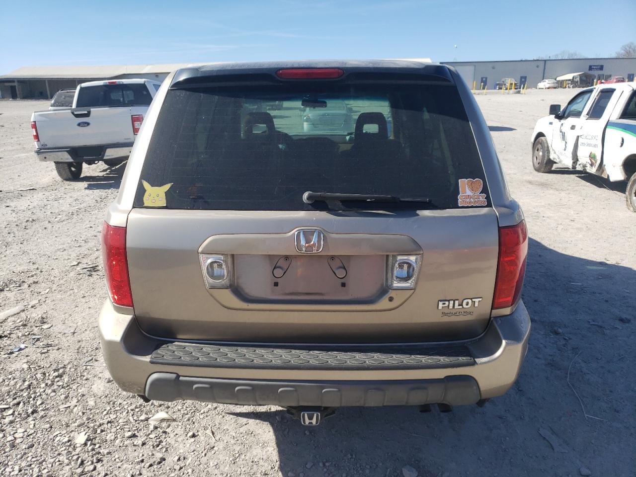 2003 Honda Pilot VIN 2HKYF18163H562884 Copart auction photo, front end damage thumbnail 6