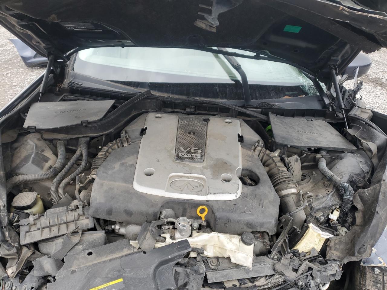 2012 Infiniti G VIN JN1CV6AP0CM621557 Copart auction photo, biohazard/chemical / front end damage thumbnail 12