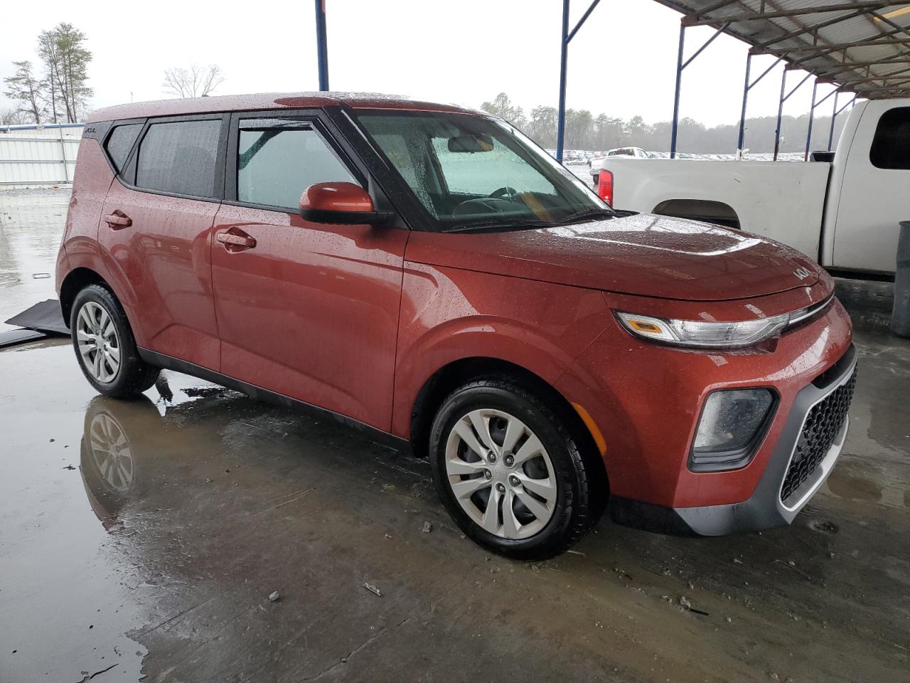 2022 KIA Soul VIN KNDJ23AU0N7817033 Copart auction photo, rear end damage thumbnail 4