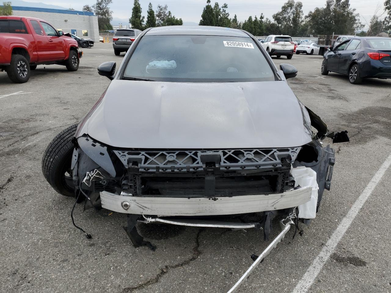 2022 Mercedes-Benz CLA-klasse VIN W1K5J4GB3NN283320 Copart auction photo, front end damage thumbnail 5