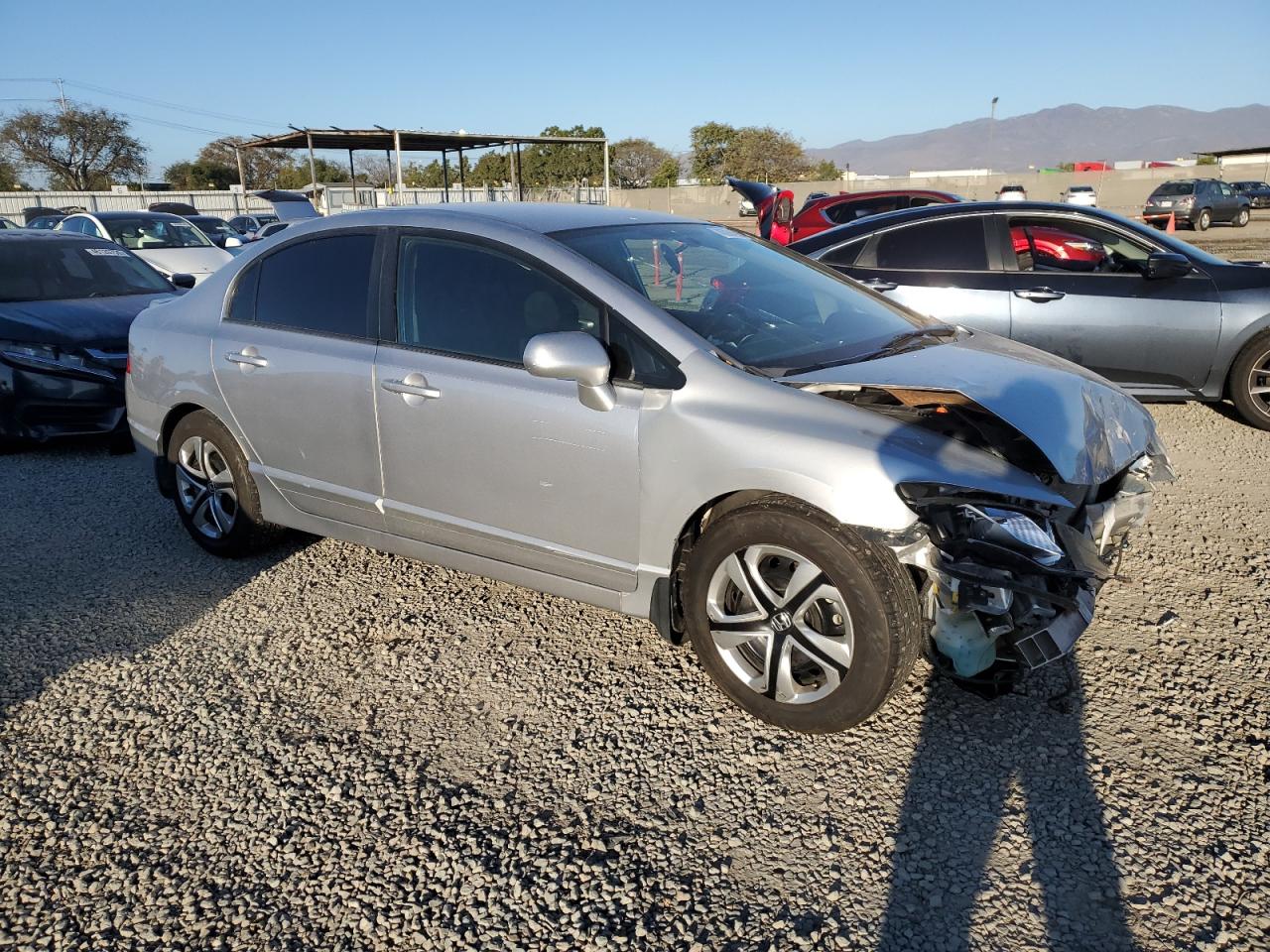 2010 Honda Civic VIN 19XFA1F6XAE008656 Copart auction photo, all over damage thumbnail 4