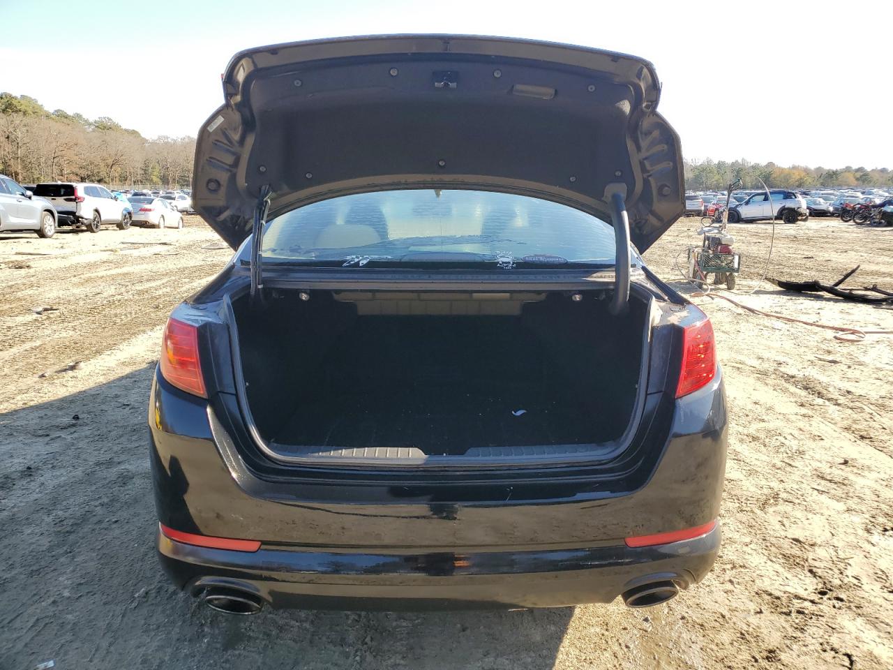 2013 KIA Optima VIN 5XXGM4A77DG221699 Copart auction photo, front end / top/roof damage thumbnail 6