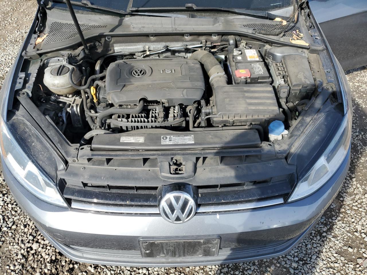 2015 Volkswagen Golf VIN 3VW217AU2FM093736 Copart auction photo, side damage thumbnail 11
