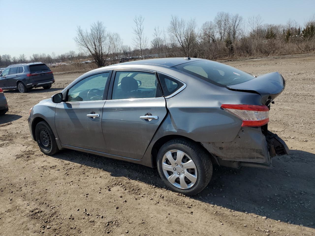 2015 Nissan Sentra VIN 3N1AB7AP8FL684894 Copart auction photo, rear end damage thumbnail 2