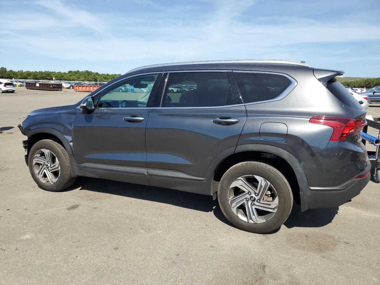 2023 Hyundai Santa Fe VIN 5NMS2DAJ8PH600048 Copart auction photo, front end / minor dent/scratches damage thumbnail 2