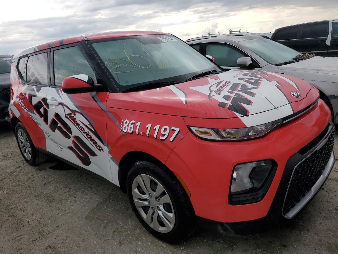 2020 KIA Soul VIN KNDJ23AU5L7123936 Copart auction photo, water/flood damage thumbnail 4