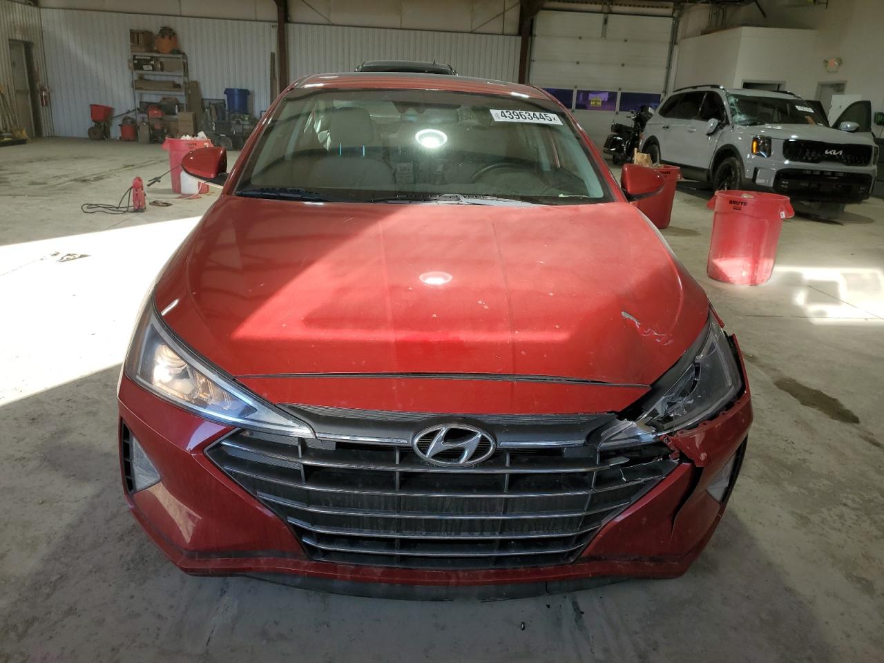2019 Hyundai Elantra VIN 5NPD84LF1KH447590 Copart auction photo, front end damage thumbnail 5