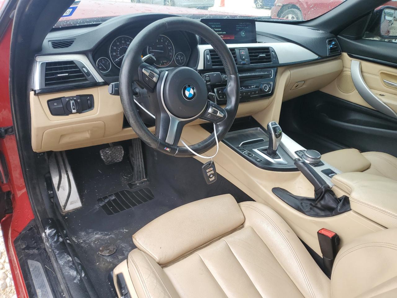 2018 BMW 4er VIN WBA4Z1C51JEC59587 Copart auction photo, front end damage thumbnail 8