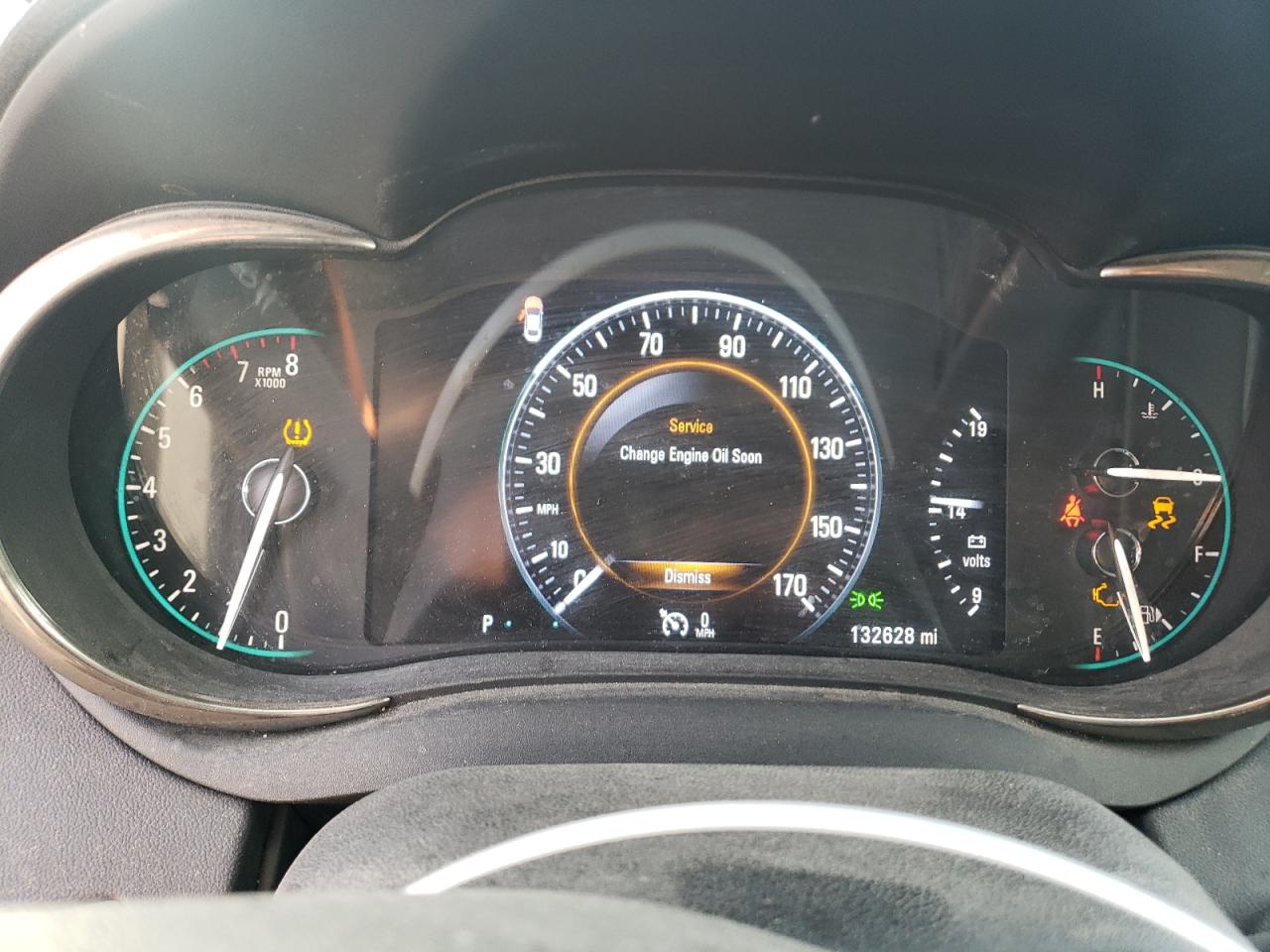 2016 Buick LaCrosse VIN 1G4GB5G33GF234822 Copart auction photo, front end / hail damage thumbnail 9