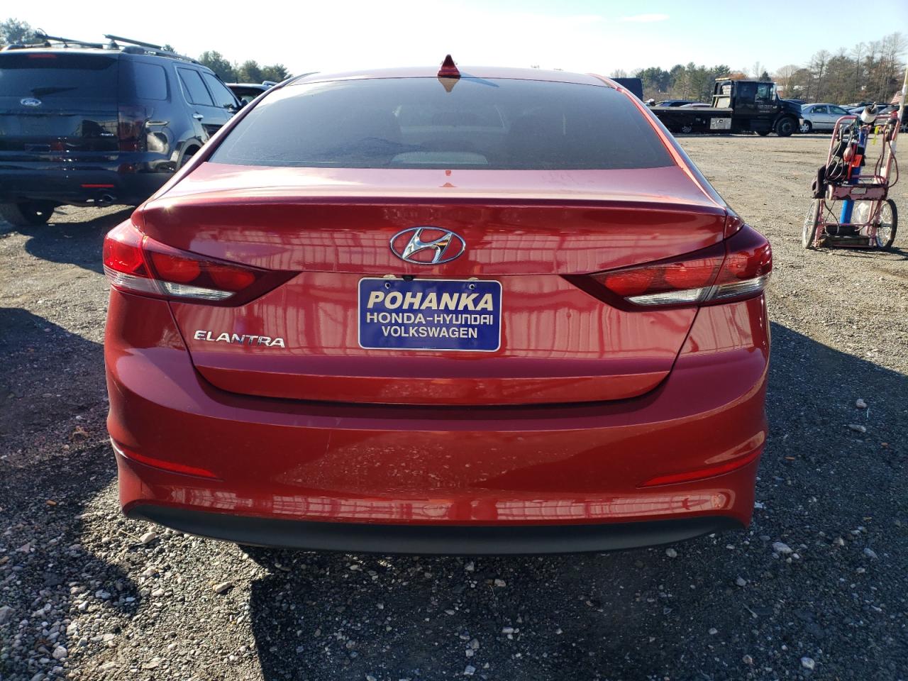 2017 Hyundai Elantra VIN 5NPD84LF1HH123077 Copart auction photo, vandalism / front end damage thumbnail 6