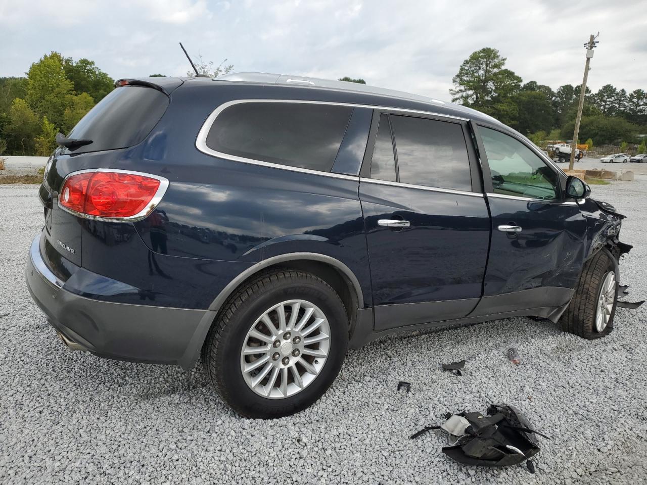 2012 Buick Enclave VIN 5GAKRCED7CJ184204 Copart auction photo, front end / mechanical damage thumbnail 3