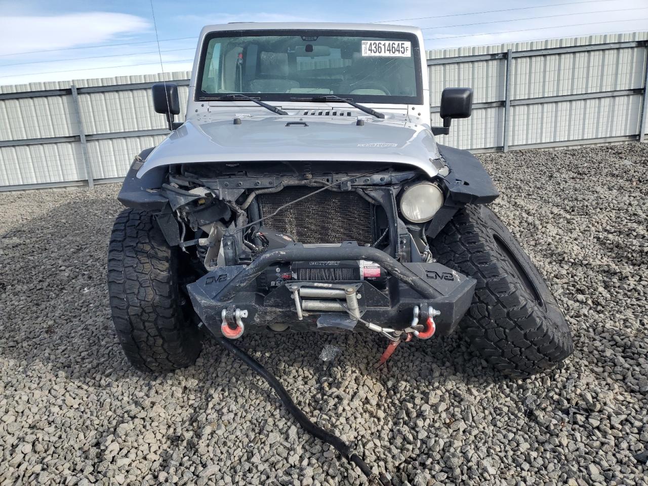 2009 Jeep Wrangler VIN 1J8GA69139L703848 Copart auction photo, front end / undercarriage damage thumbnail 5