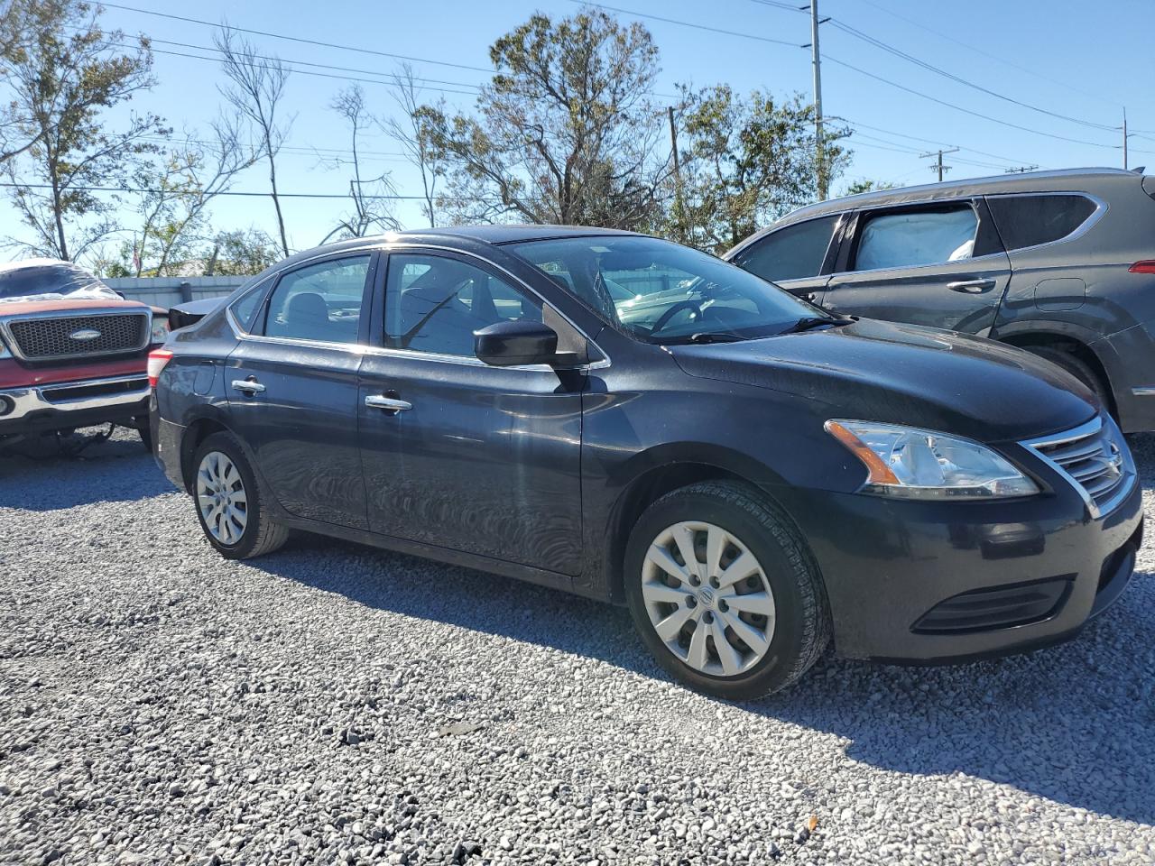 2014 Nissan Sentra VIN 3N1AB7AP3EY244065 Copart auction photo, rear end damage thumbnail 4