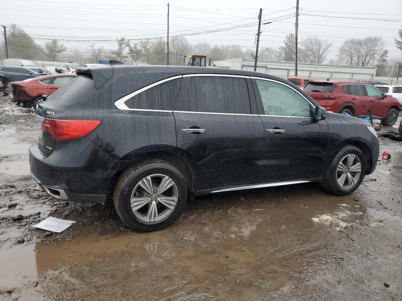 2019 Acura MDX VIN 5J8YD4H34KL037360 Copart auction photo, side damage thumbnail 3