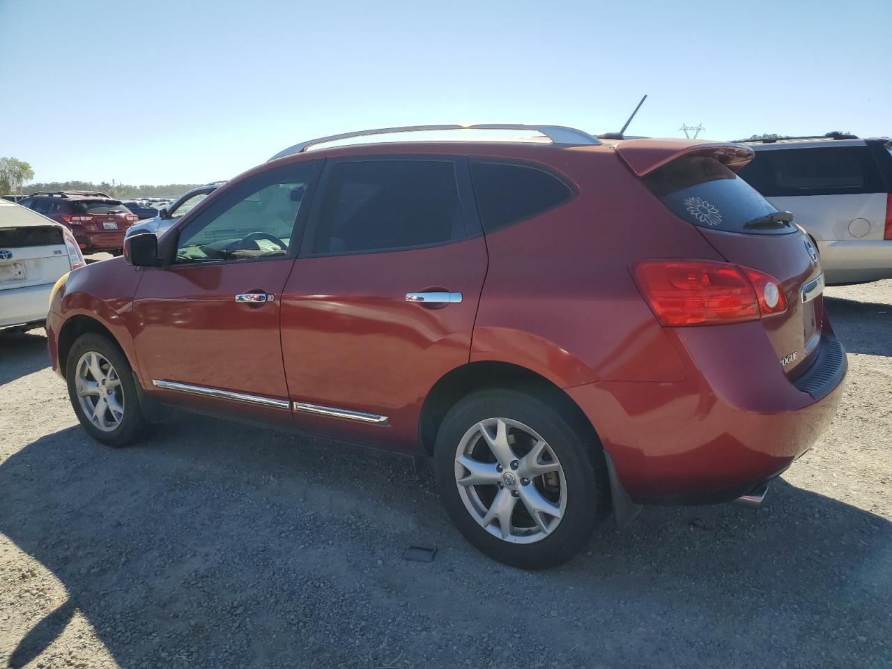 2011 Nissan Rogue VIN JN8AS5MV6BW308358 Copart auction photo, side damage thumbnail 2