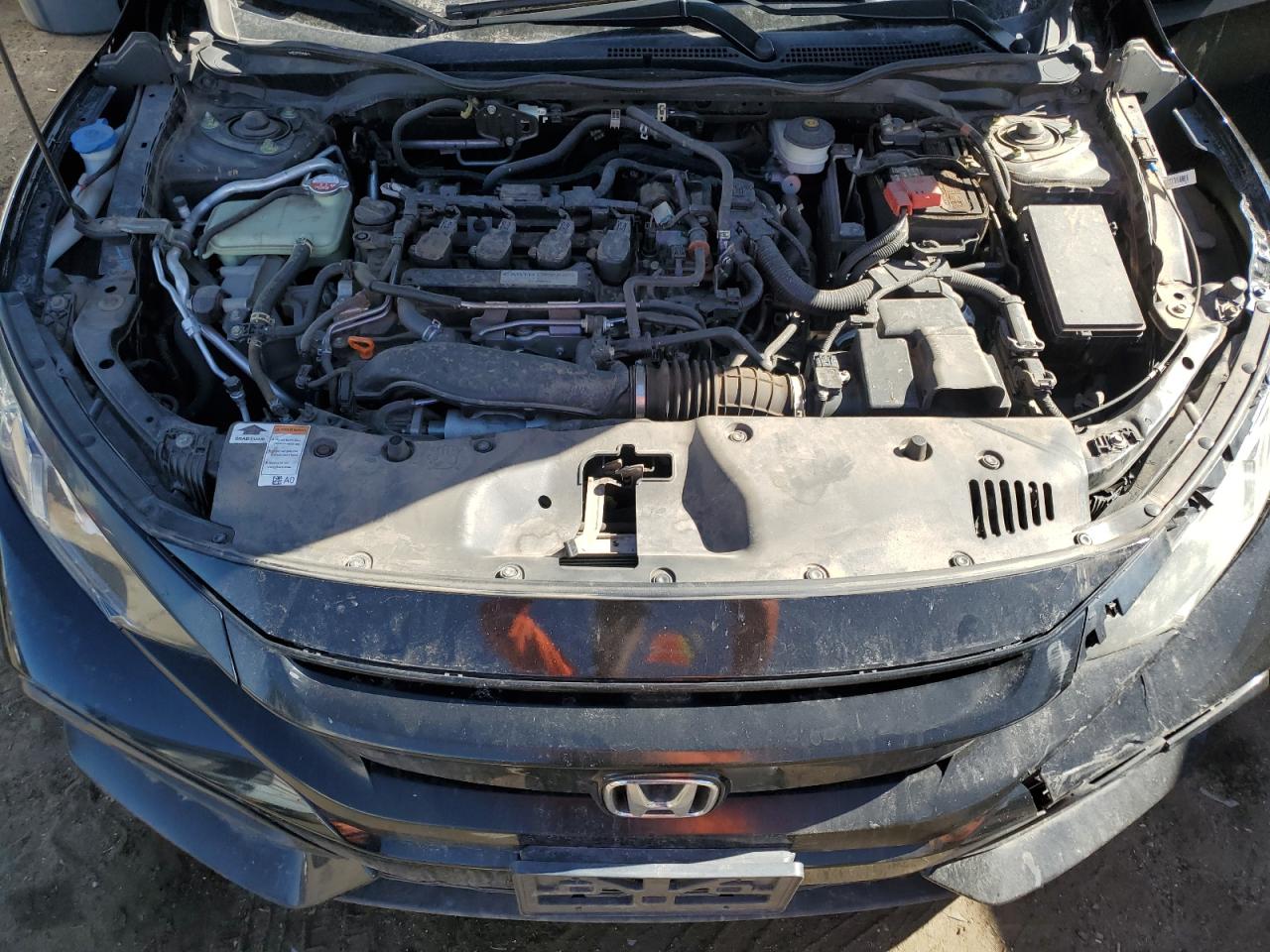 2019 Honda Civic VIN SHHFK7H64KU420093 Copart auction photo, front end / side damage thumbnail 11