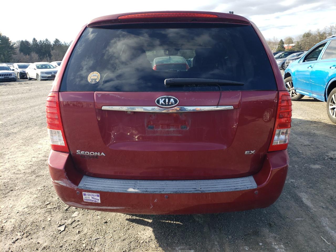 2011 KIA Sedona VIN KNDMH4C7XB6372889 Copart auction photo, all over / undercarriage damage thumbnail 6