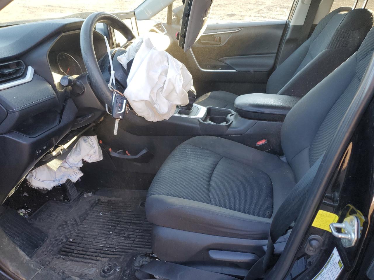 2019 Toyota RAV 4 VIN 2T3G1RFV4KW001119 Copart auction photo, front end / side damage thumbnail 7