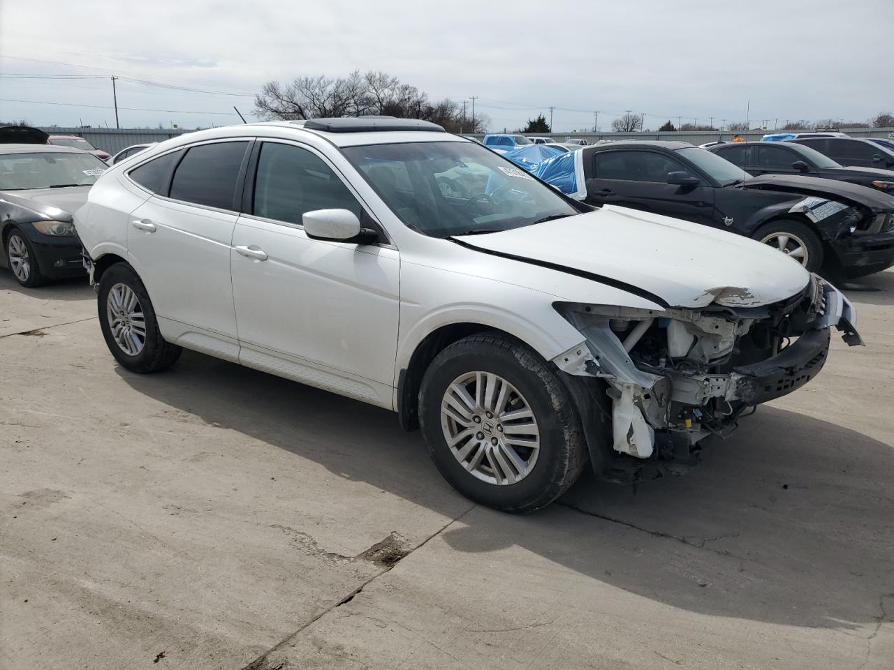 2012 Honda Crosstour VIN 5J6TF3H5XCL004860 Copart auction photo, front end / rear end damage thumbnail 4
