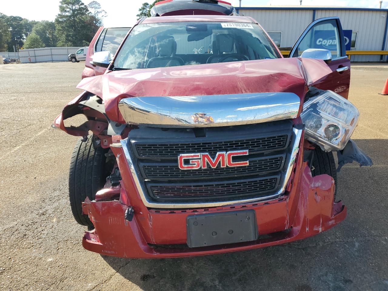 2013 GMC Terrain VIN 2GKALUEK0D6166422 Copart auction photo, front end damage thumbnail 13