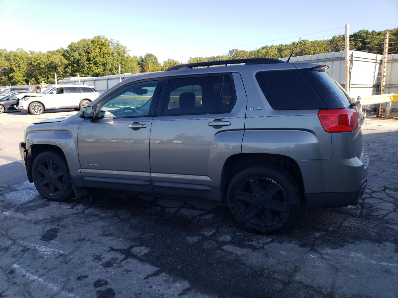 2012 GMC Terrain VIN 2GKFLTE52C6282293 Copart auction photo, front end / side damage thumbnail 2