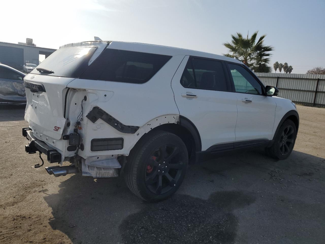 2022 Ford Explorer VIN 1FM5K8GC8NGB48471 Copart auction photo, rear end / stripped damage thumbnail 3